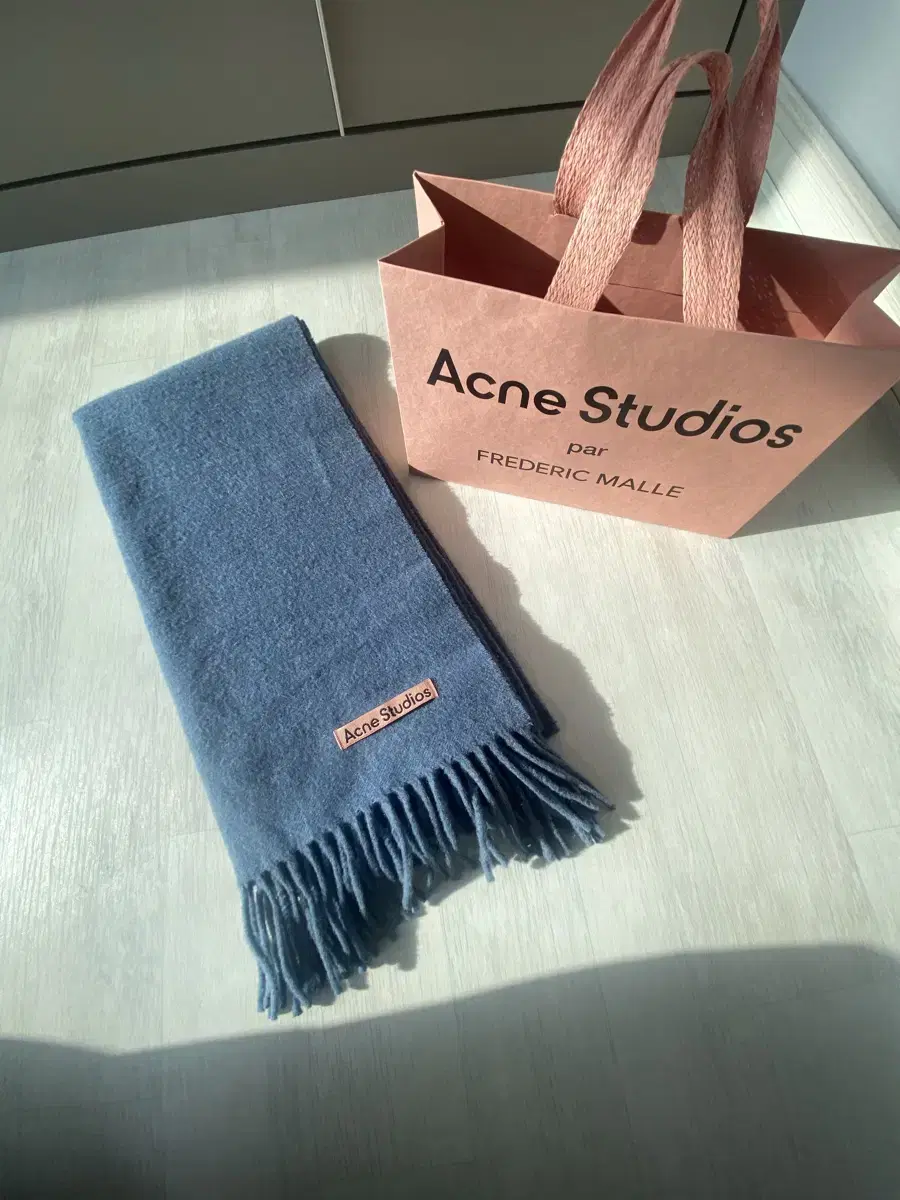 [Acne Studios] 블루멜란지 내로우 머플러 판매